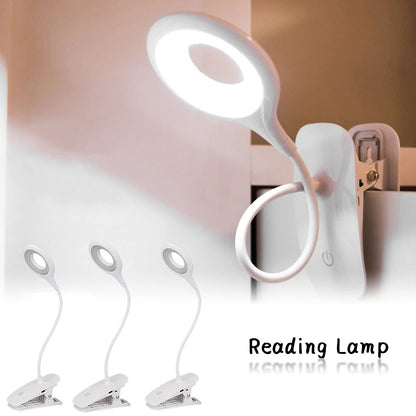 LED Standing Lighting Flexible Light Table Lamp Kids Work Desk Lamp Bedroom Adjustable Clamping Bed Lamp Written Reading Lamps